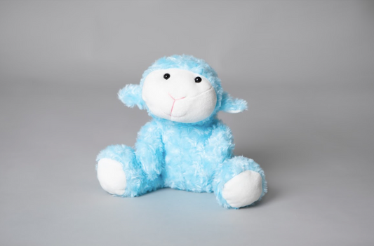 Blue Plush Sherpa Set - Skye Lambie